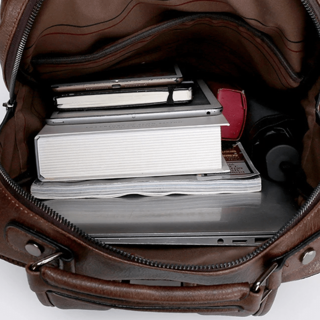 Mivor Executive Leather Backpack Jeep - Mivor