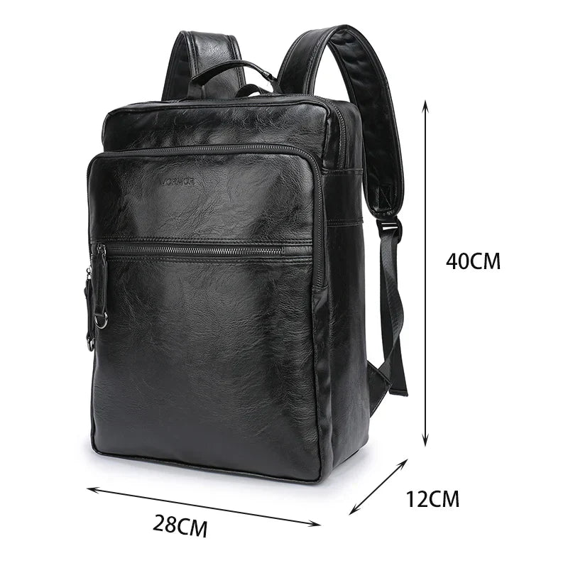 Mivor Executive Leather Backpack Leather - Mivor