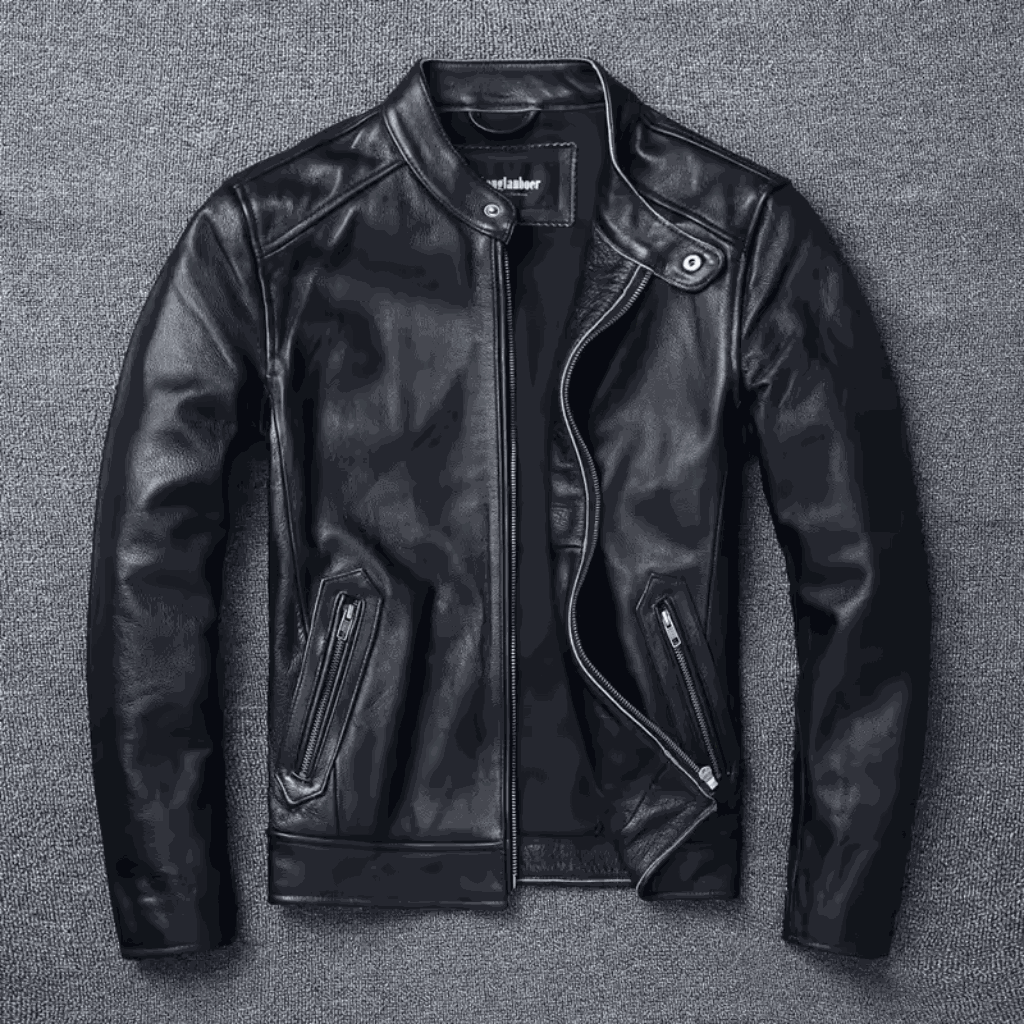 Mivor Frostline Men's Leather Jacket - Mivor