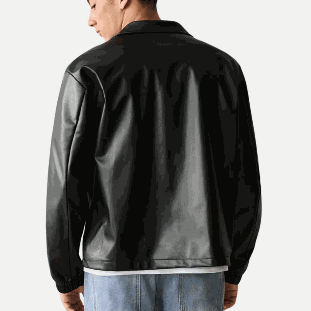 Mivor Line Men's Leather Jacket - Mivor