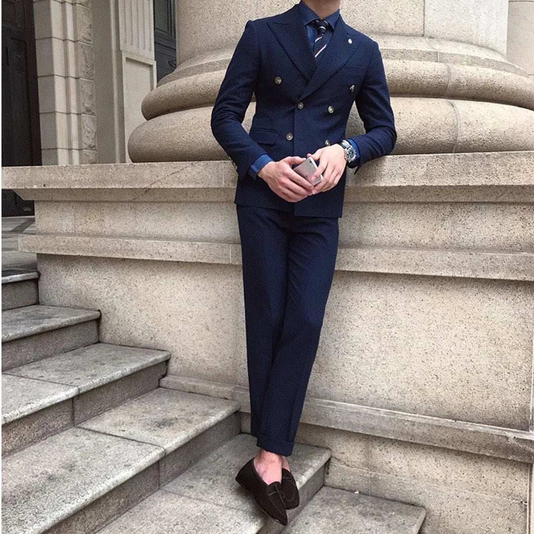 Mivor Milan Men's Double - Breasted Blazer - Mivor