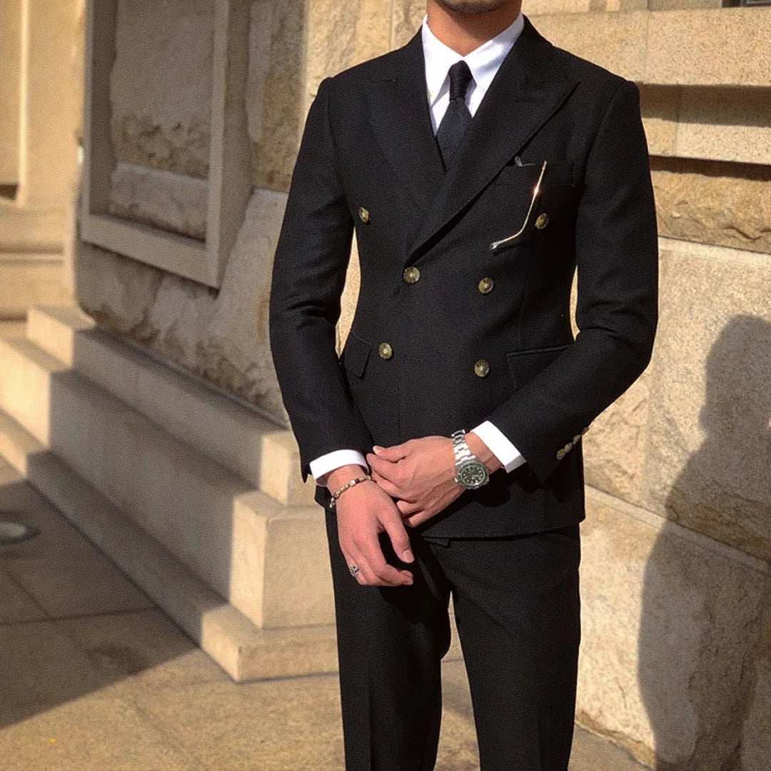 Mivor Milan Men's Double - Breasted Blazer - Mivor