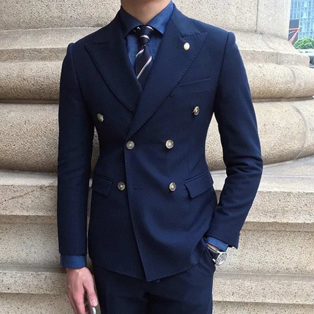 Mivor Milan Men's Double - Breasted Blazer - Mivor