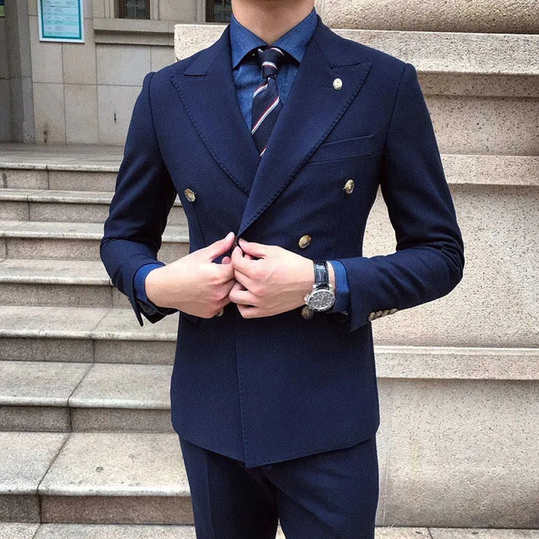 Mivor Milan Men's Double - Breasted Blazer - Mivor