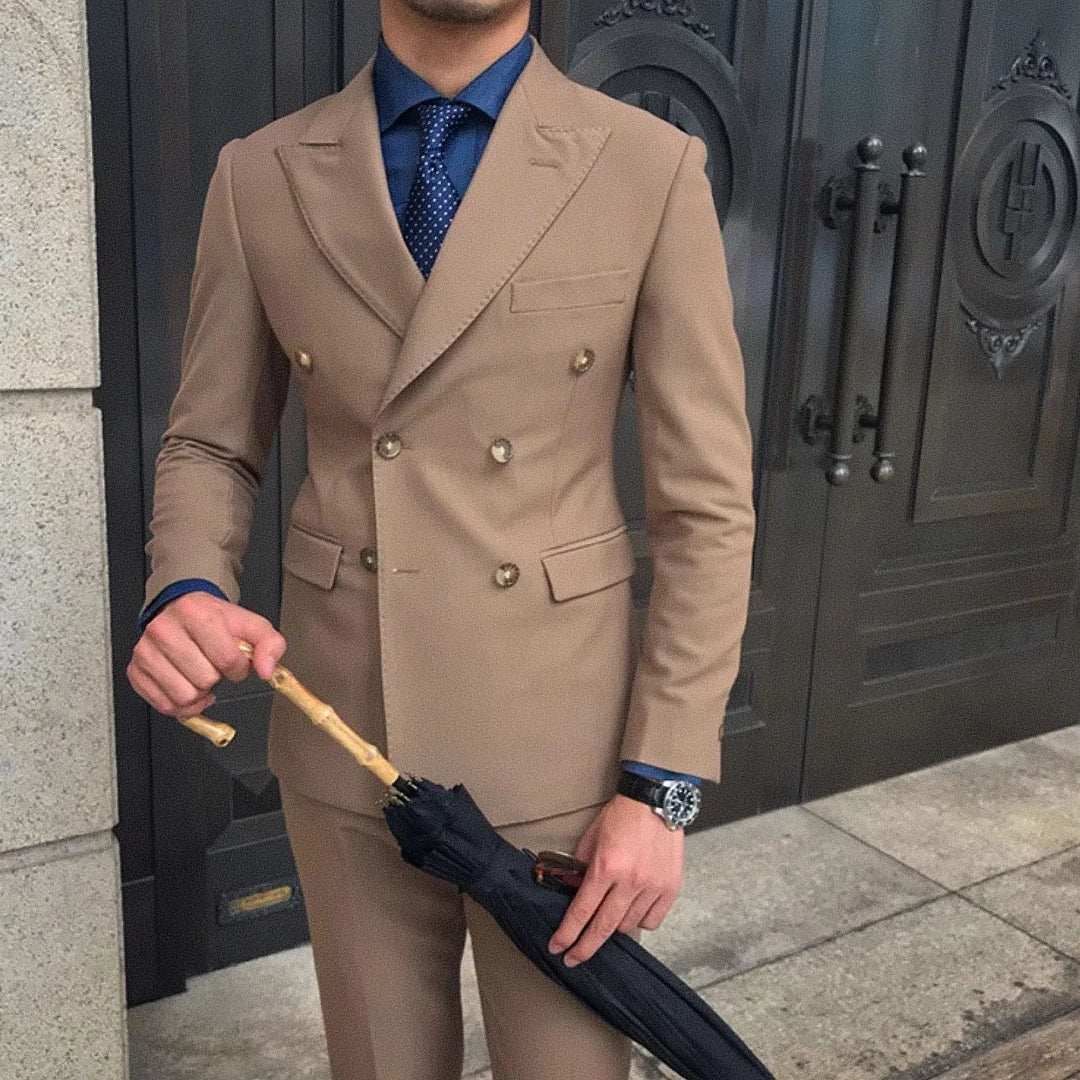 Mivor Milan Men's Double - Breasted Blazer - Mivor