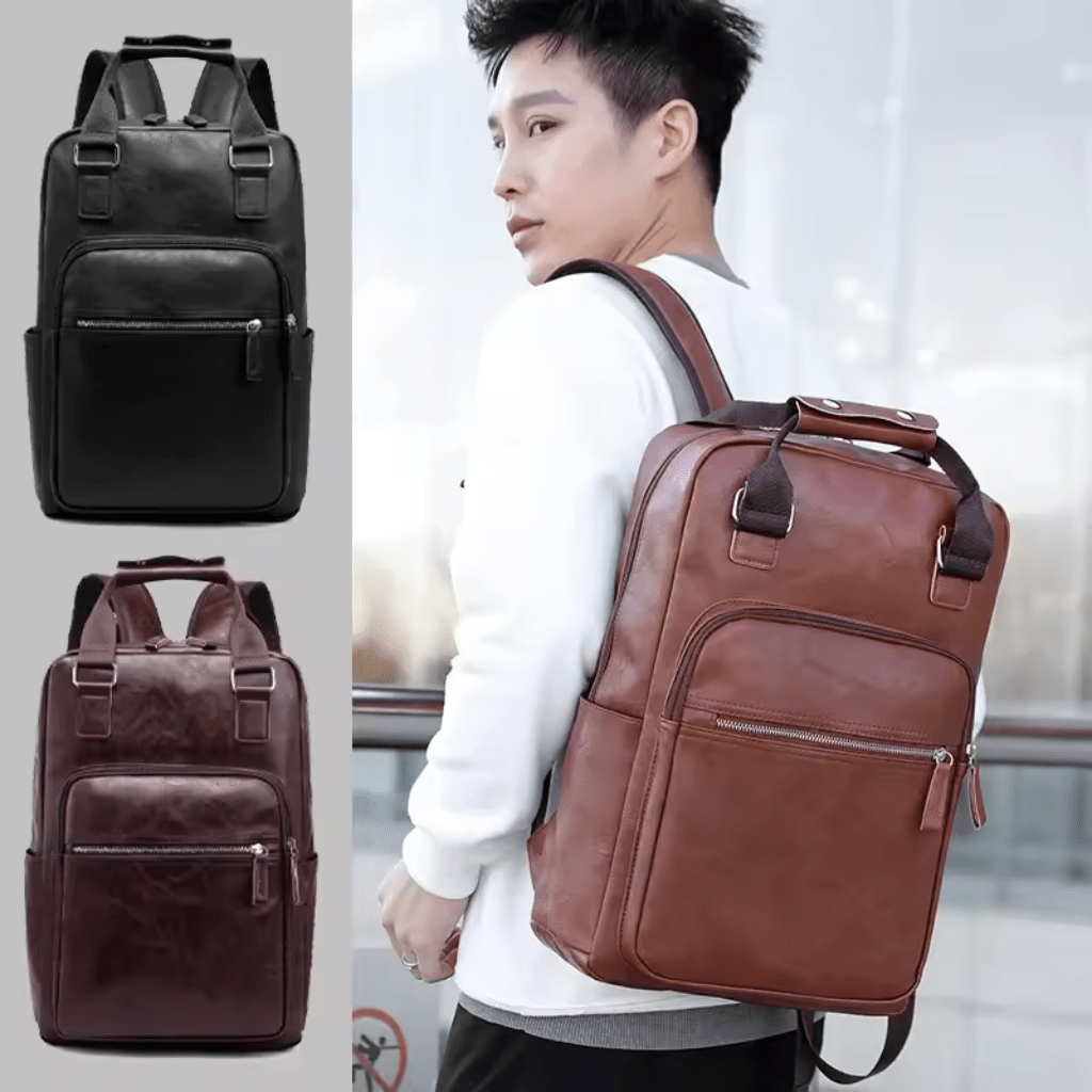 Mivor Oslo Executive Leather Backpack - Mivor