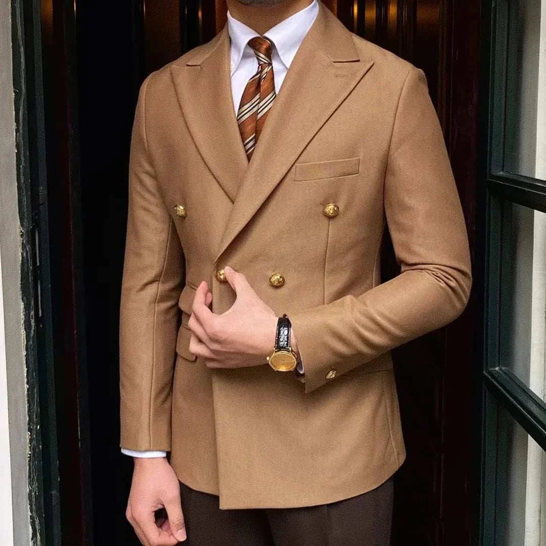 Mivor Saint Men's Double - Breasted Blazer - Mivor