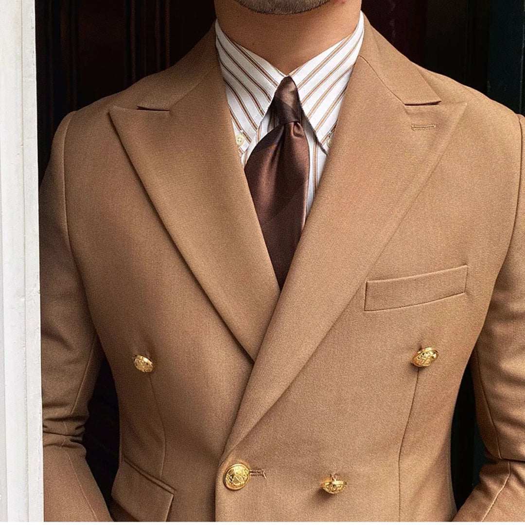 Mivor Saint Men's Double - Breasted Blazer - Mivor