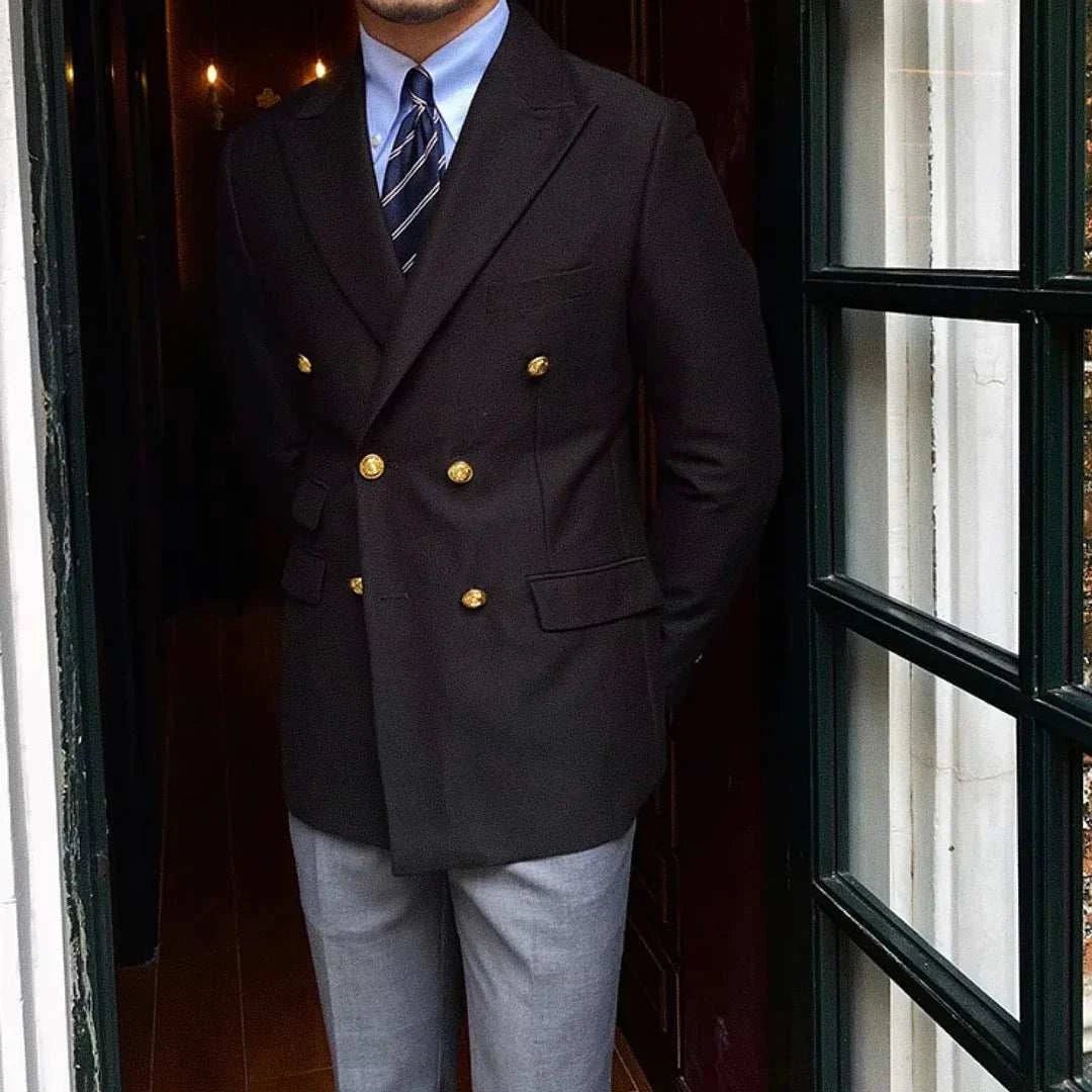 Mivor Saint Men's Double - Breasted Blazer - Mivor