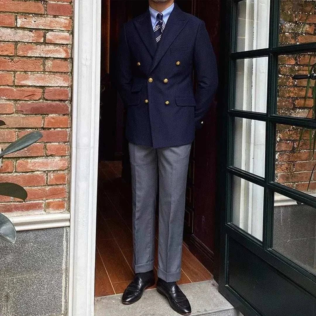 Mivor Saint Men's Double - Breasted Blazer - Mivor