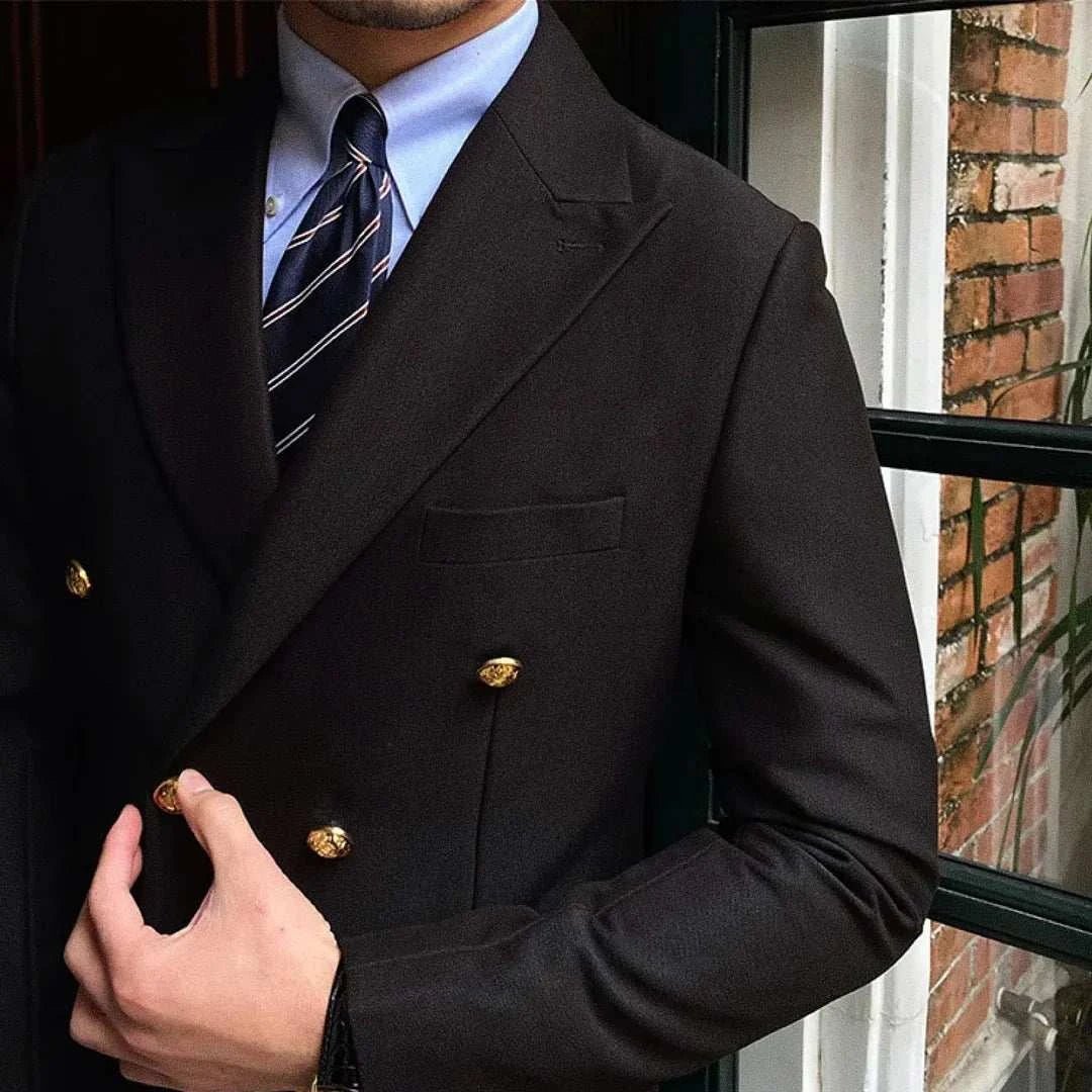 Mivor Saint Men's Double - Breasted Blazer - Mivor